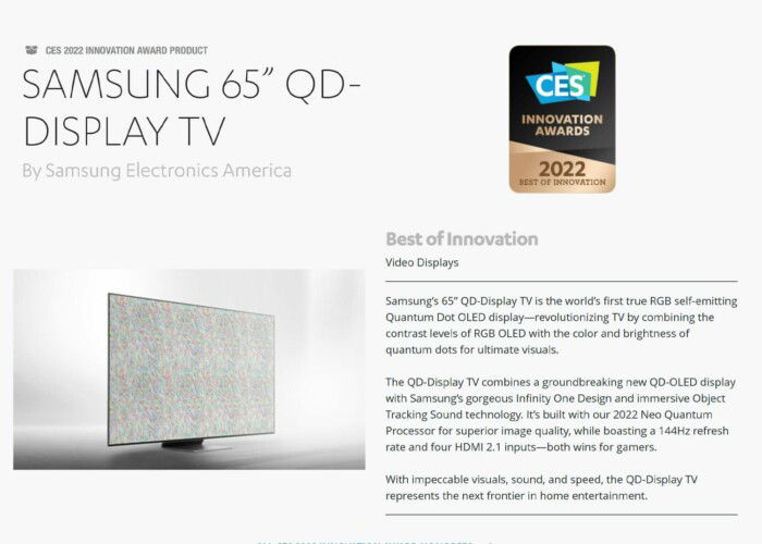 Se filtra el Samsung QS95B qué sabemos del esperado televisor QD OLED