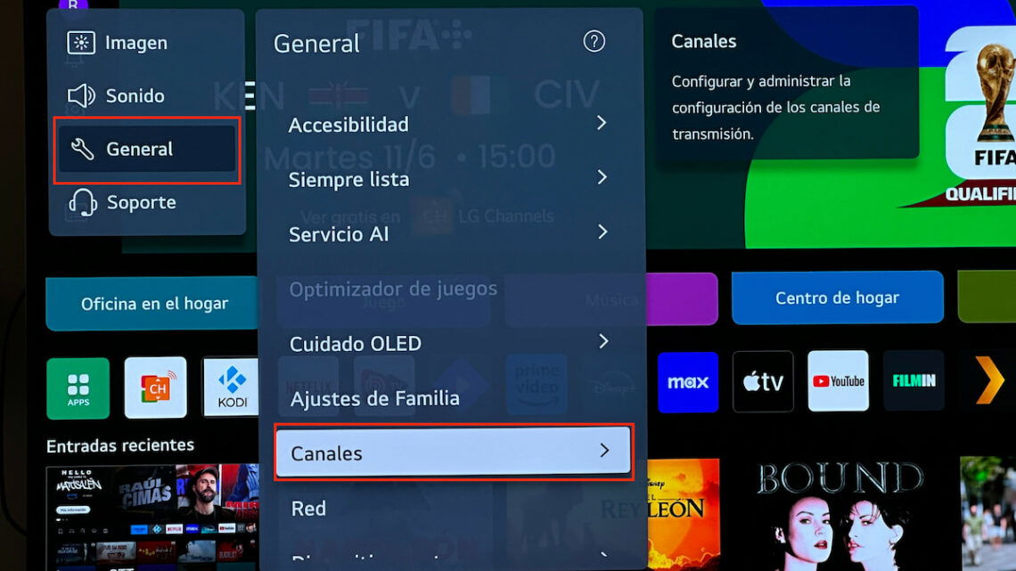 Cómo ordenar los canales de la TDT en tu televisor LG