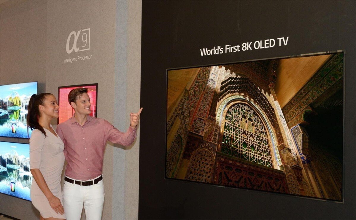 LG muestra el primer TV OLED de 88″ con una resolución 8K