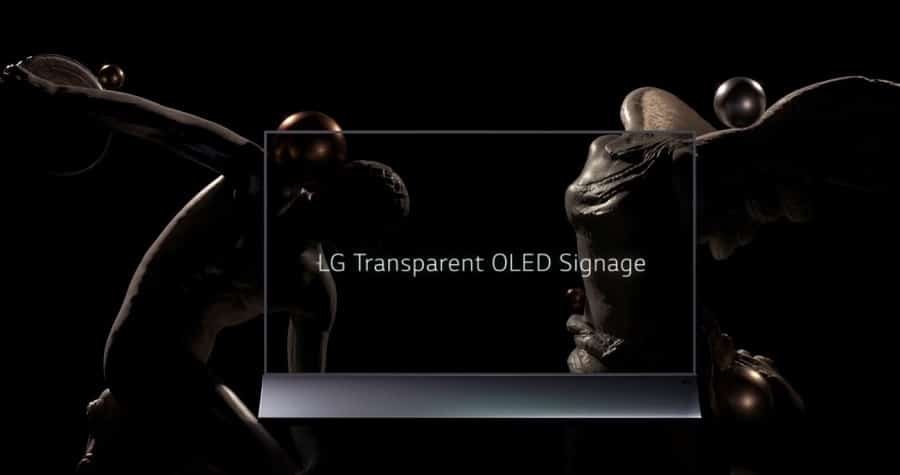 LG presentará sus primeros paneles OLED transparentes en el ISE 2019