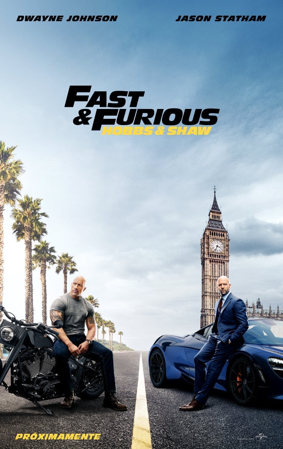 Póster oficial Fast & Furious: Hobbs & Shaw