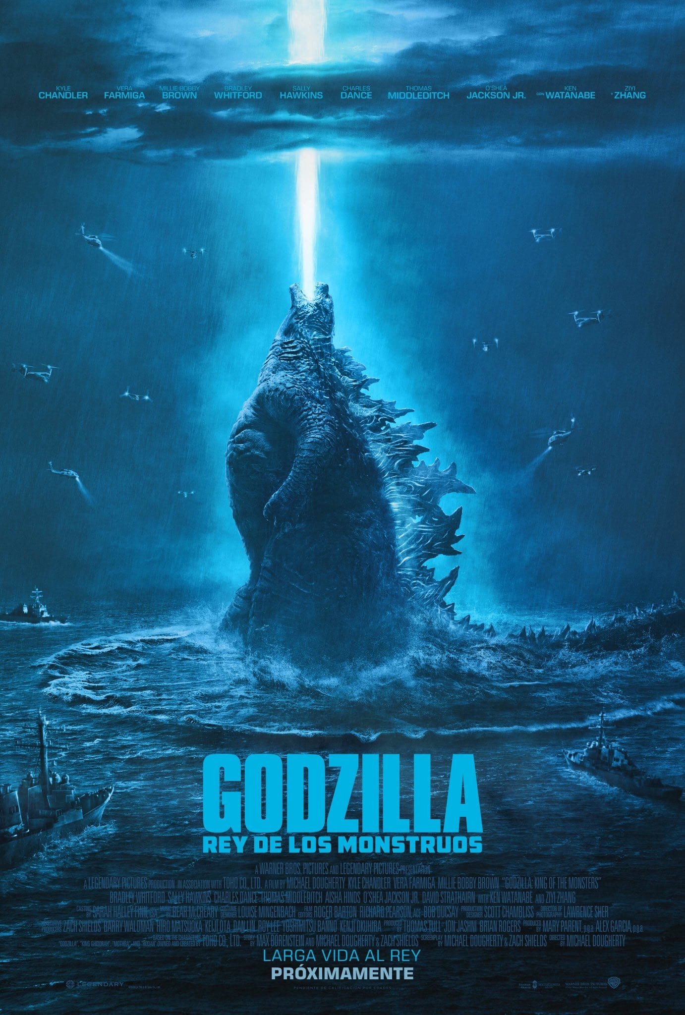 Póster oficial Godzilla: Rey de los monstruos