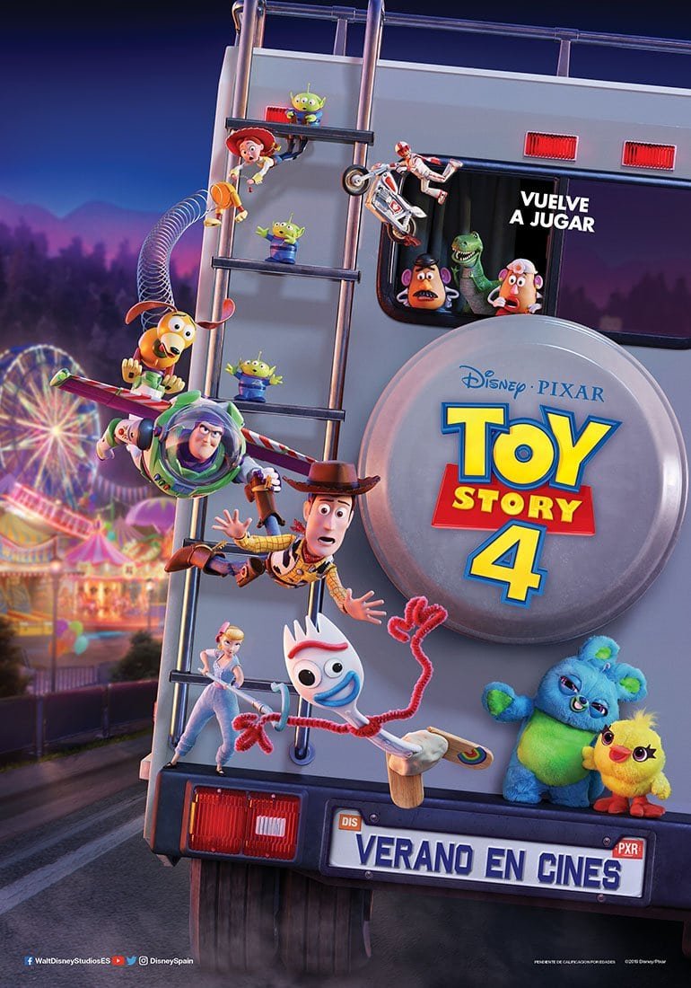 Póster oficial Toy Story 4 (2019)
