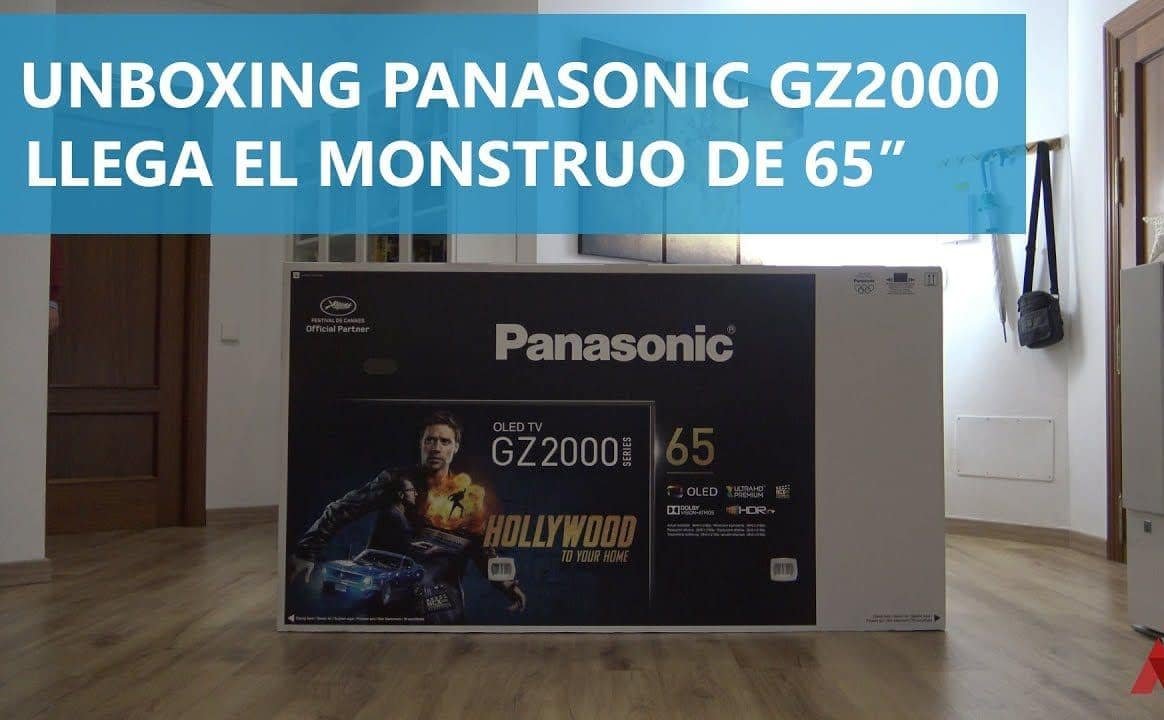 OLED Panasonic GZ2000: Unboxing y montaje
