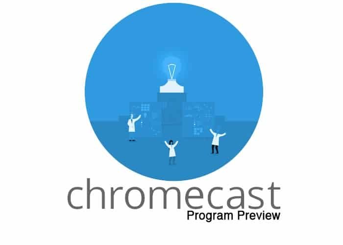 Programa de avance chromecast
