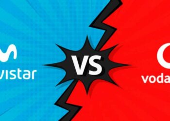 Logo Movistar y Vodafone