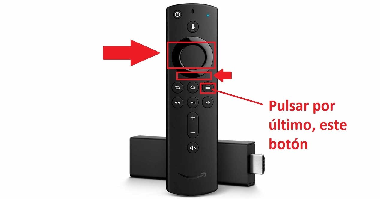 El botón secreto del  Fire TV que soluciona el error de bloqueo