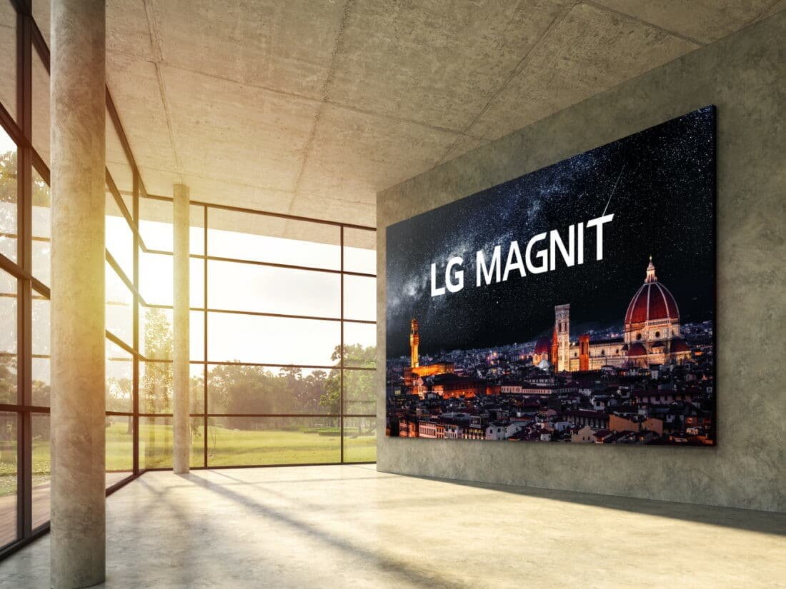 LG MAGNIT, así es la impresionante pantalla modular microLED de 164 pulgadas del fabricante