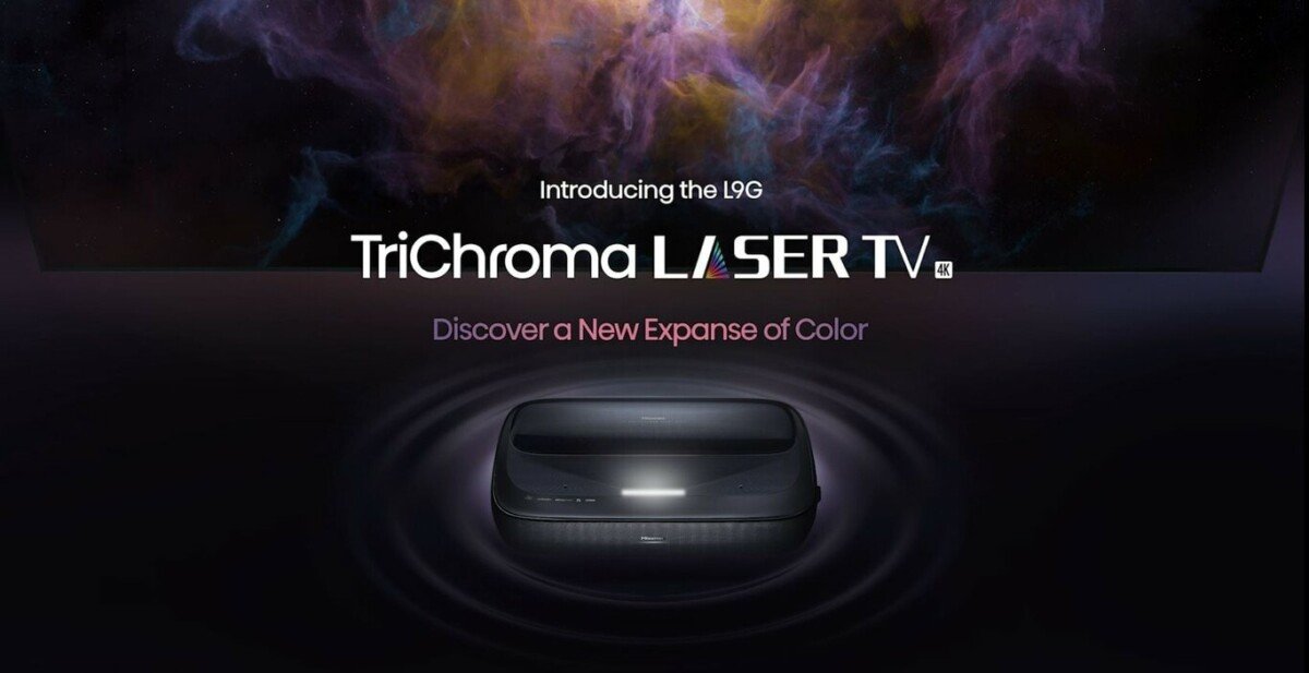 Hisense  L9G TriChroma Laser TV, un proyector láser 4K para los amantes del cine