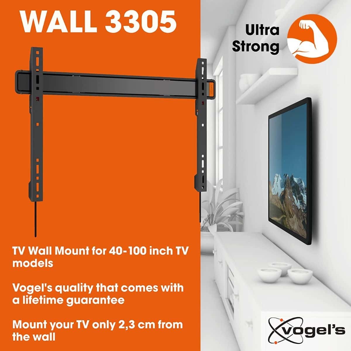 mejores soportes de pared para colgar televisor VOGELS Wall 3305