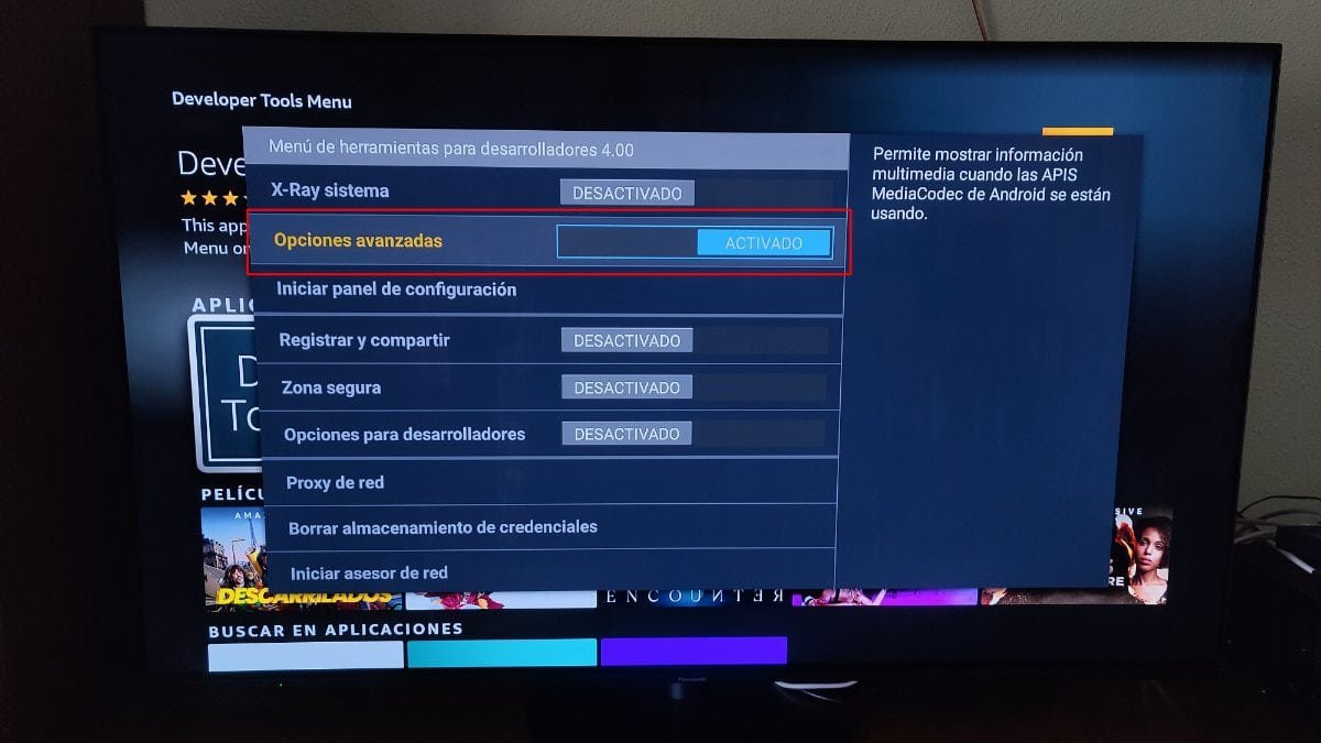 cómo averiguar si el Fire TV 4K está transmitiendo realmente Dolby Vision y HDR opciones avanzadas