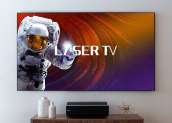 Hisense trae a España el TV Laser 100L9GE100, un proyector 4K de tiro ultra corto para sustituir tu tele
