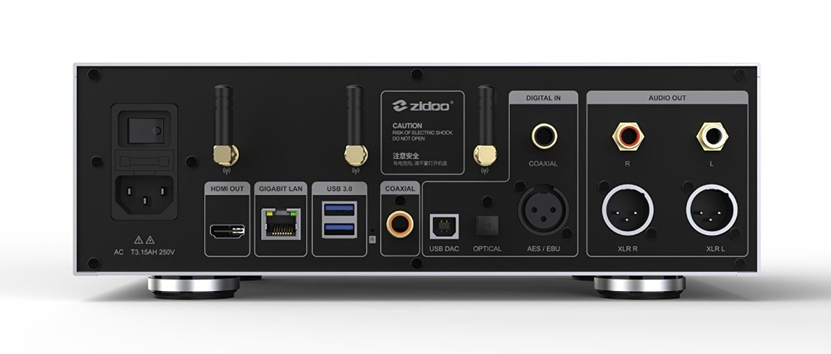 reproductor multimedia Zidoo NEO S conectividad