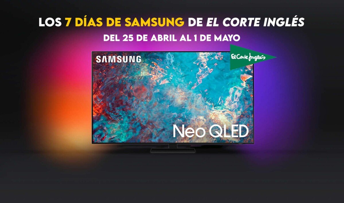 Samsung Neo QLED QN85A con descuentazo en Los Tecnoprecios de El Corte Ingles