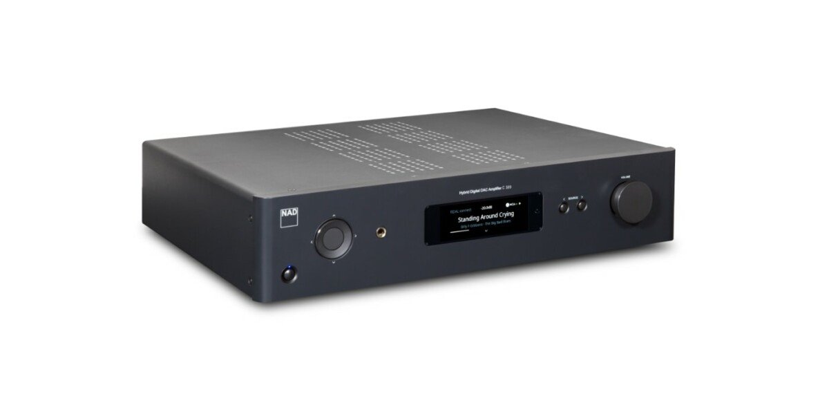NAD C 389: amplificador integrado con 130W por canal y DAC ESS Sabre