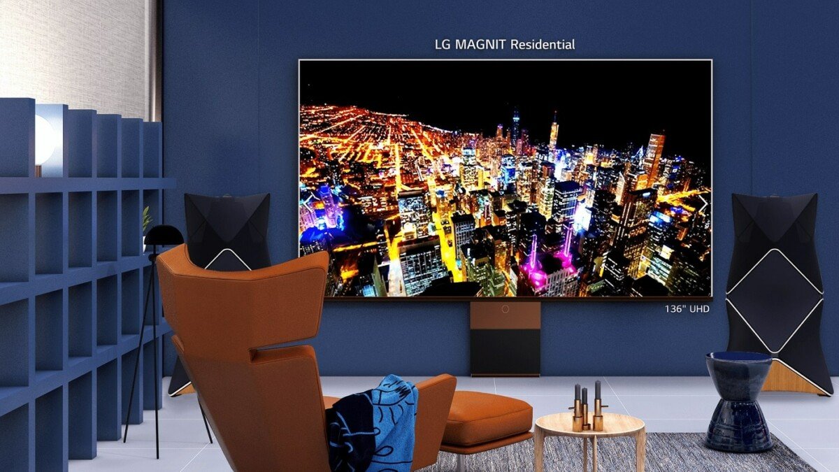 LG presenta su Smart TV micro LED de 136 pulgadas: un lujo para el hogar al alcance de muy pocos