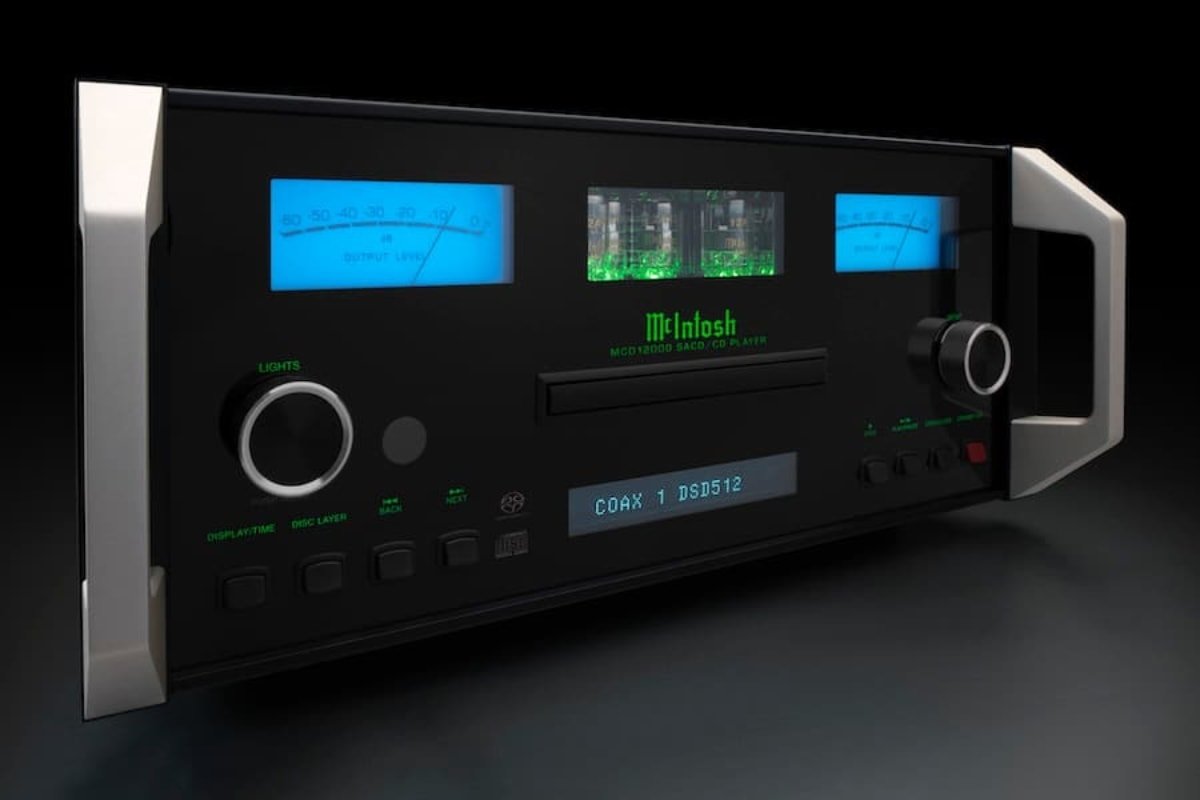 reproductor McIntosh MCD12000 parte frontal