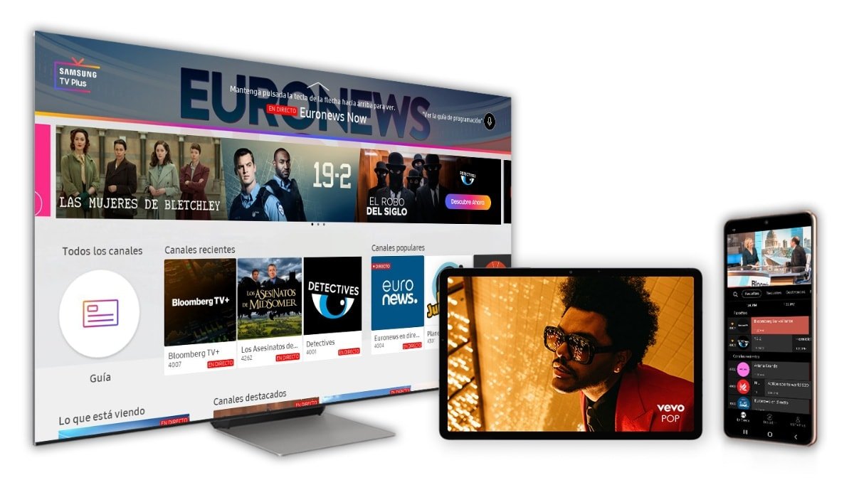 cuatro canales nuevos llegan a Samsung TV Plus