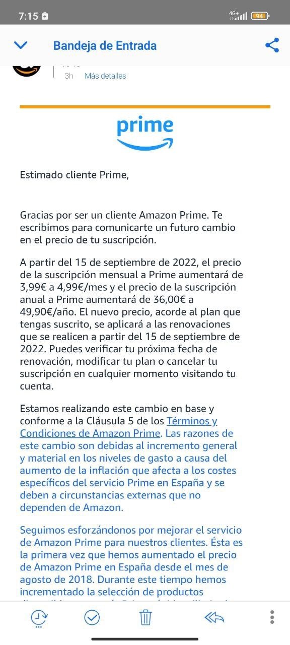 Amazon Prime España