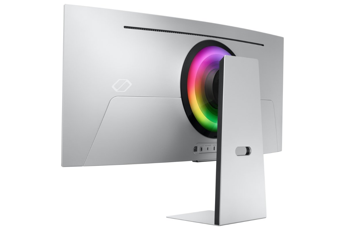monitor Samsung Odyssey OLED G8 trasera