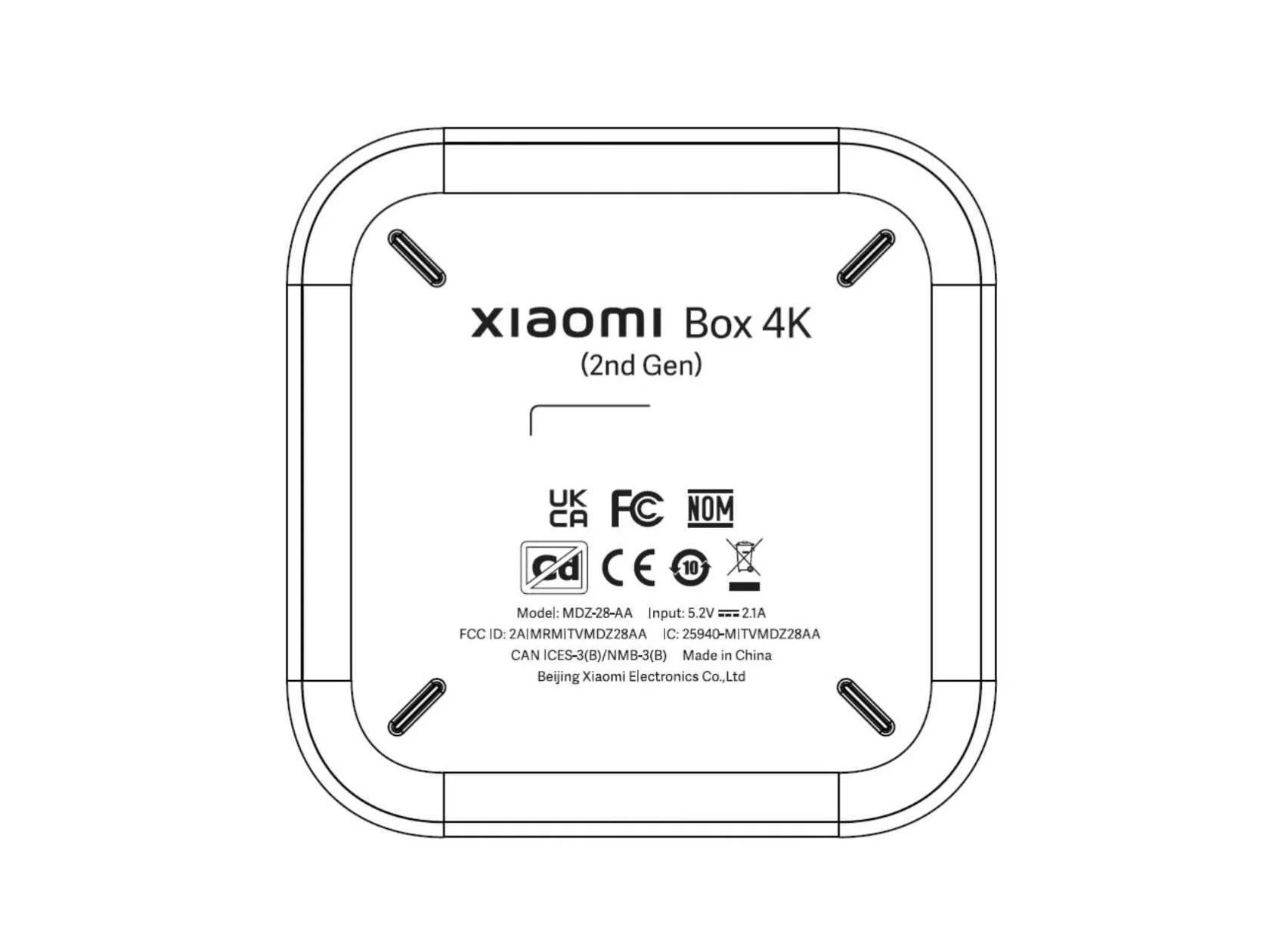 Xiaomi Box 4K Segunda generación