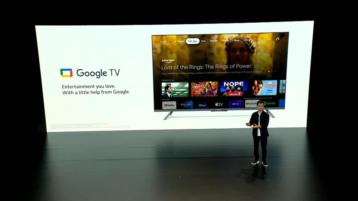 Televisor Xiaomi TV Q2 con Google Tv