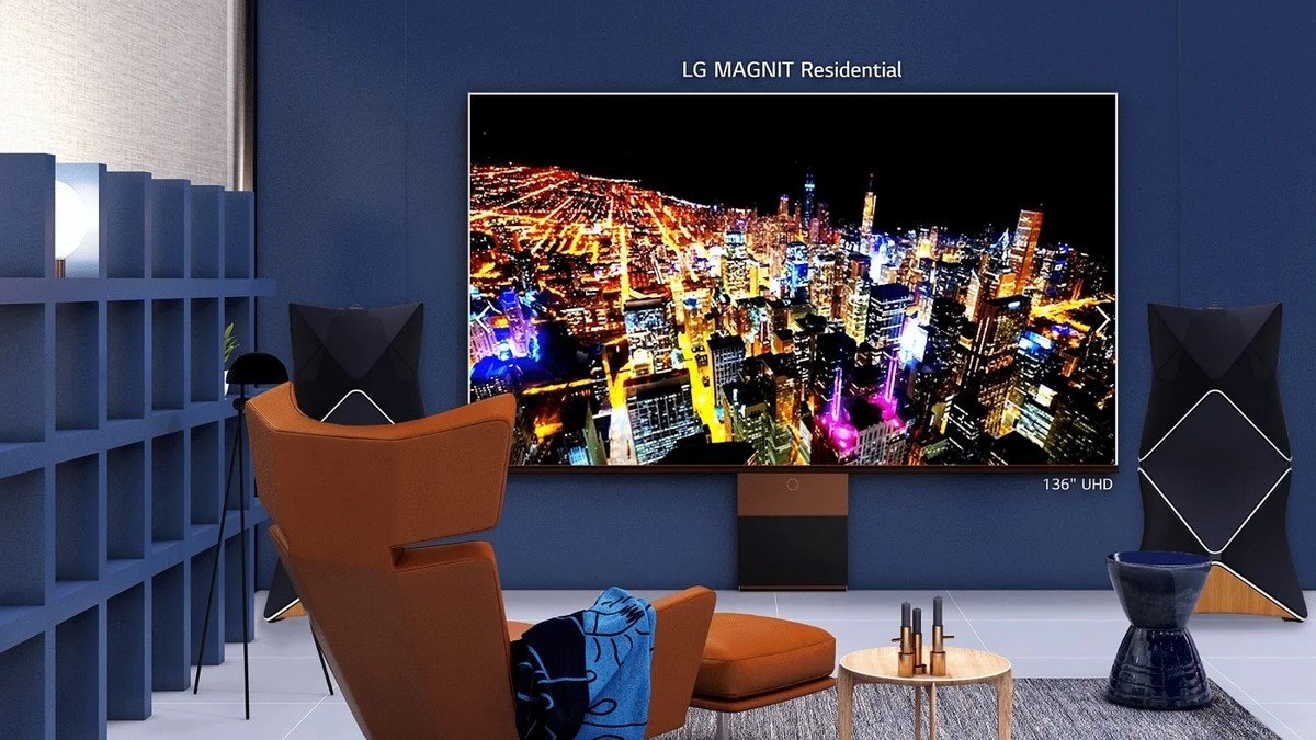 Ya sabemos el precio del televisor LG MAGNIT Micro LED 4K de 136 pulgadas