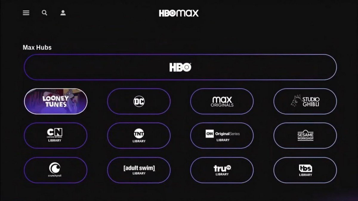 Hub de HBO Max