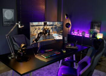 Monitor de juegos OLED curvo LG UltraGear (45GR95QE)