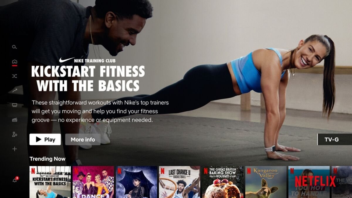 Netflix firma un acuerdo con Nike para que puedas entrenar usando tu televisor como gimnasio