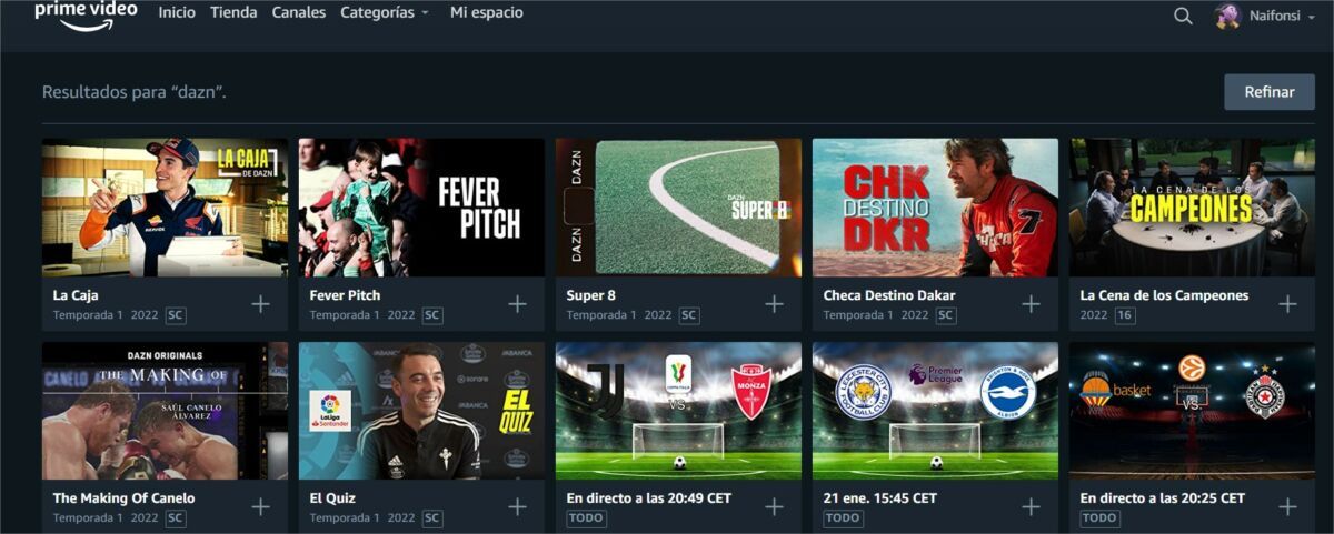 Cómo Ver DAZN Desde Tu Cuenta De Amazon Prime Video Tras Su Nuevo ...