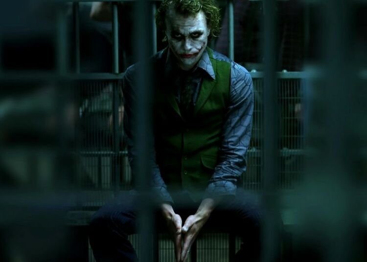 Heath Ledger de Joker en El Caballero Oscuro