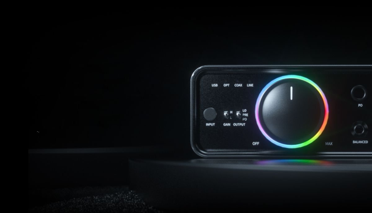 nuevo DAC/AMP FiiO K7 luces RGB