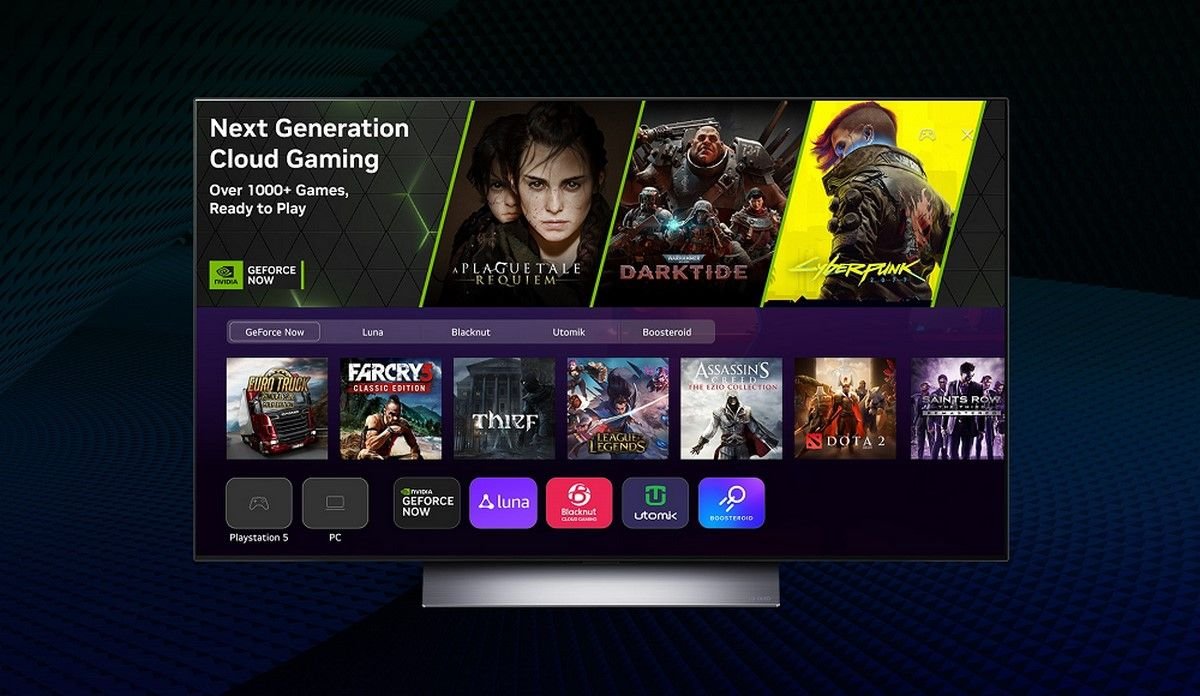 GeForce NOW llega a las Smart TV LG de 2020 y ofrecerá soporte 4K antes de final de año