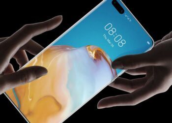 Teléfono Huawei con pantalla OLED