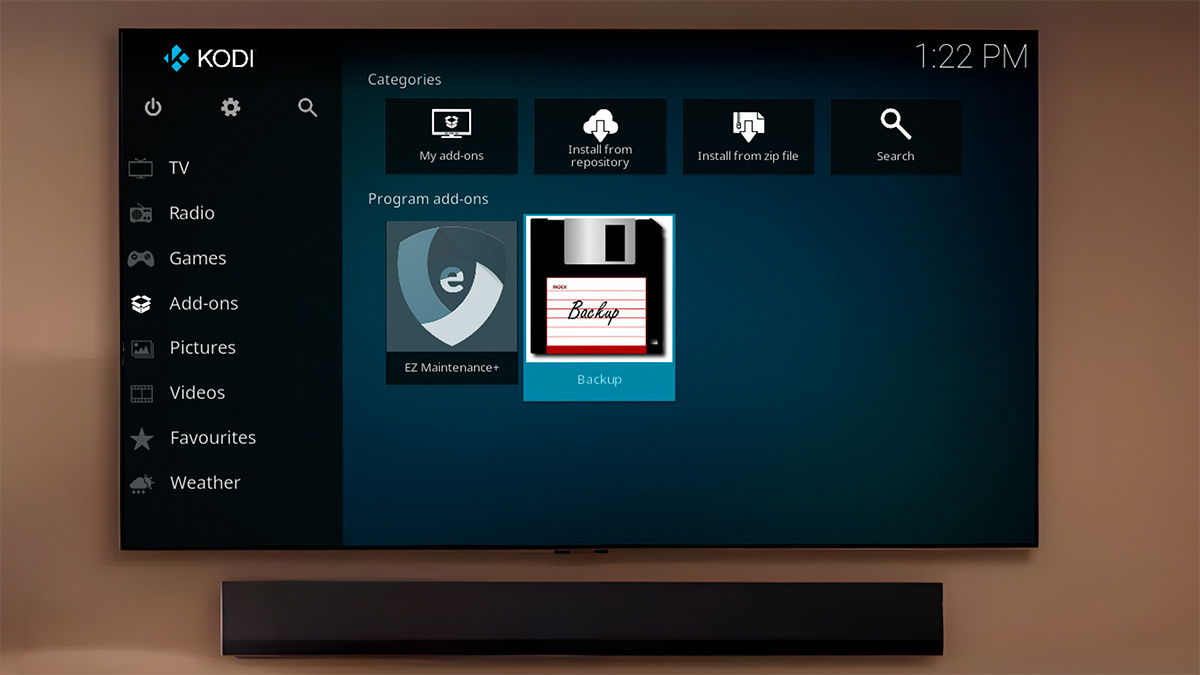 Cómo hacer una copia de seguridad de Kodi y todos los add-ons que tengas instalados