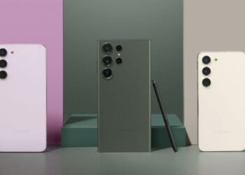 Trasera de los Samsung Galaxy S23