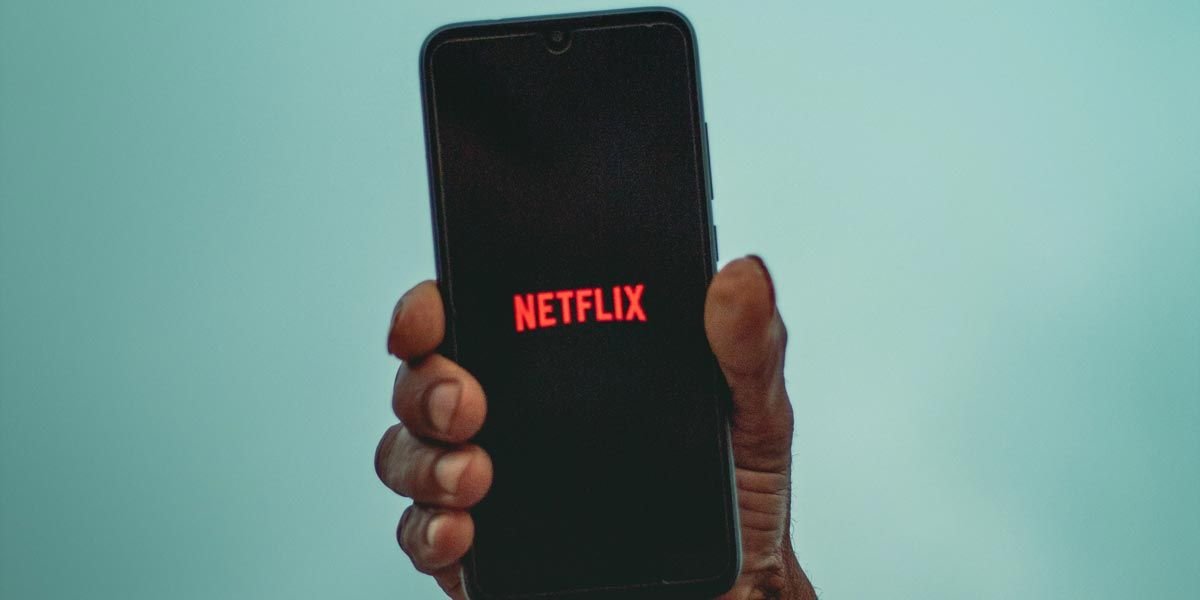 Uso de Netflix en un samrtphone