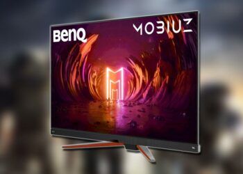 BenQ Mobiuz EX480UZ con fondo de juego