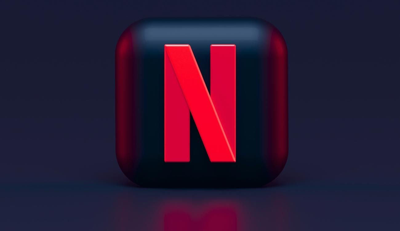 Logo de Netflix dentro de un cuadrado
