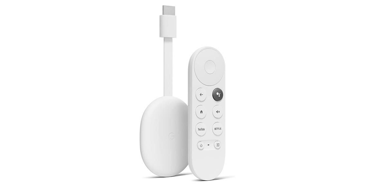 Chromecast con Google TV con mando a distancia
