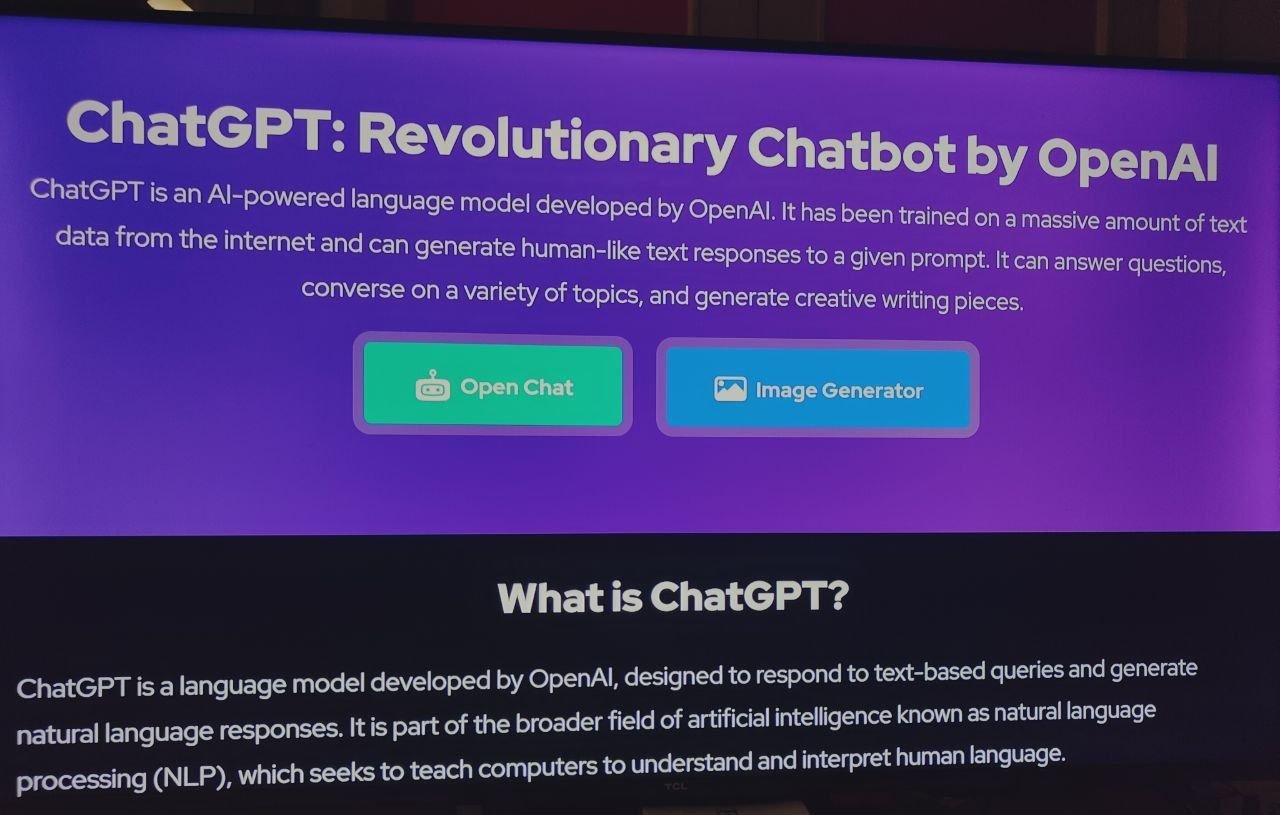 acceder a ChatGPT desde tu televisor