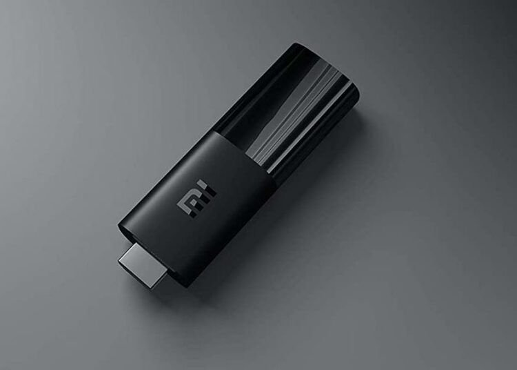 Reproductor Xiaomi TV Stick 4K con fondo