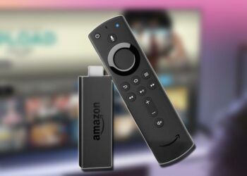 Fire TV con fondo televisor