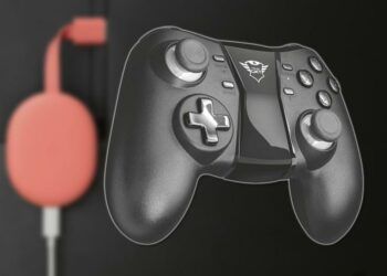 Mando con Google Chromecast de fondo