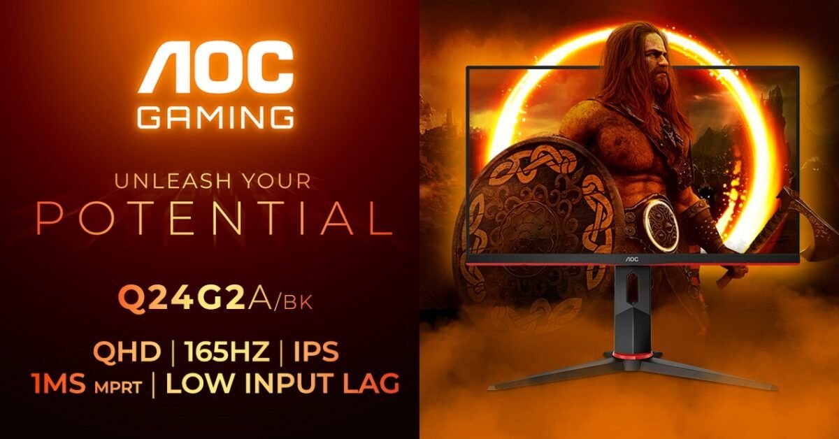 AOC presenta un monitor gaming perfecto si buscas un modelo compacto sin sacrificar rendimiento
