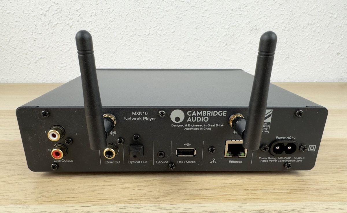 análisis Cambridge Audio MXN10 conectividad