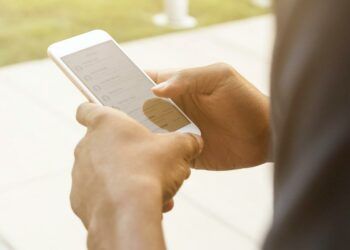 Escribir en la pantalla de un teléfono Android