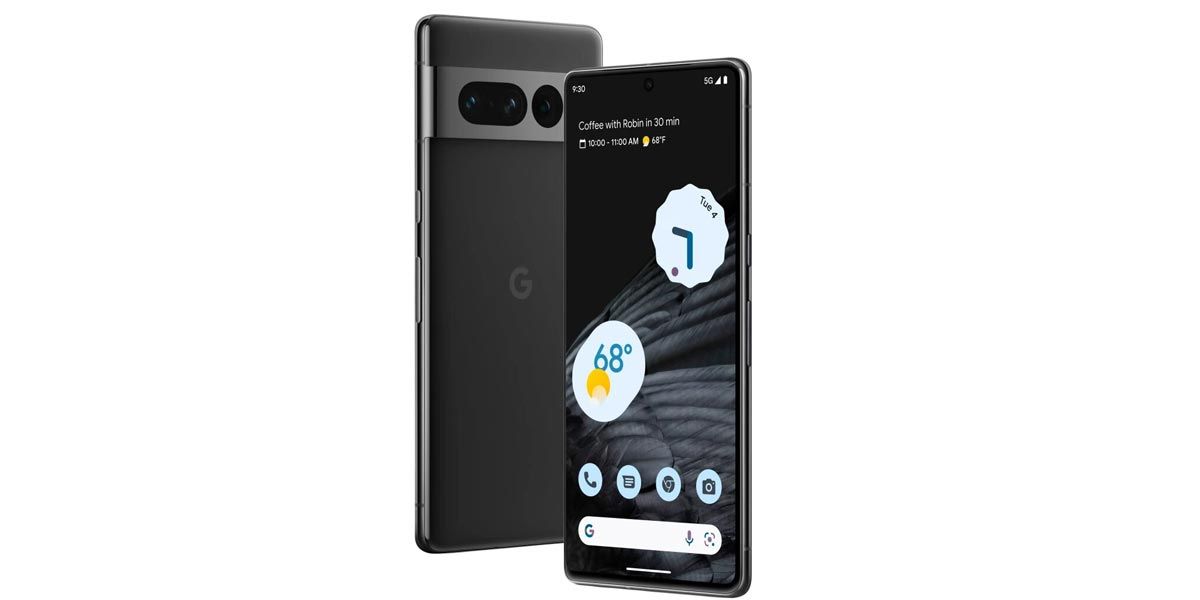 Google Pixel 7 de color negro