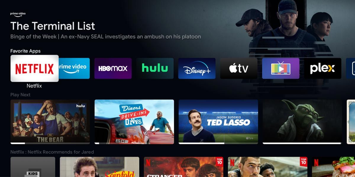 Antigua interfaz de Android TV